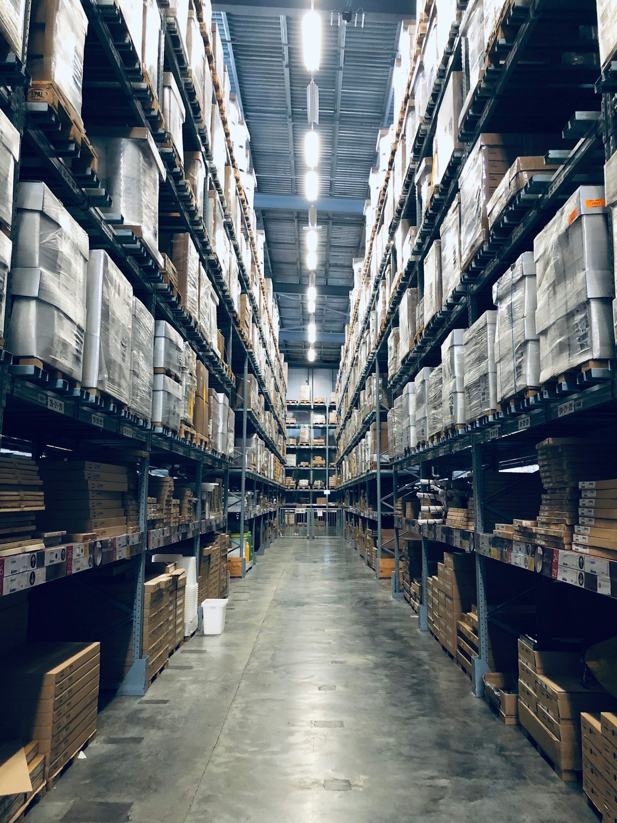 Warehouse pallets